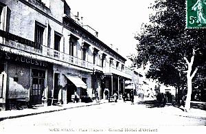 SOUK-AHRAS - PLACE THAGASTE - GRAND HOTEL D'ORIENT
